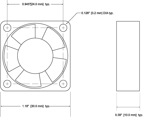 WXC303 Dimensions