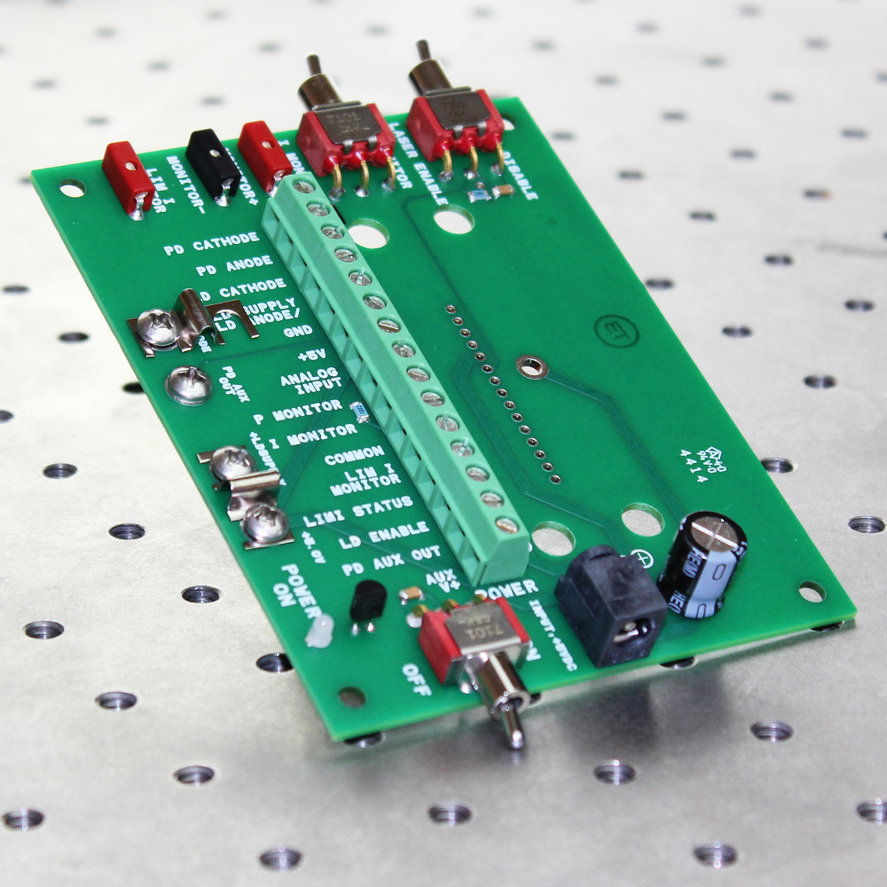 Evaluation PCB for the PLD Series Laser Diode Drivers