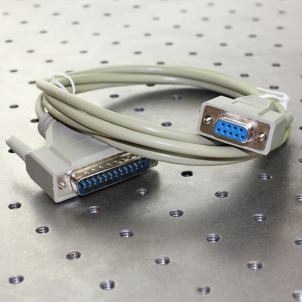 WCB401 RS-232 cable, 6-ft, DB 25-9 pin