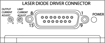 Front View of MPL Laser Diode Driver